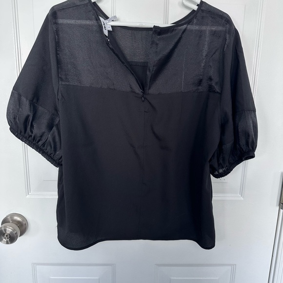 DKNY Women's Black Blouse - Picture 7 of 7
